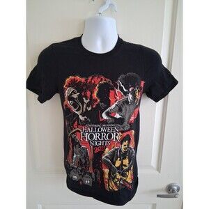 Halloween Horror Nights 2021 Size XS Black Unisex T Shirt Universal Studios